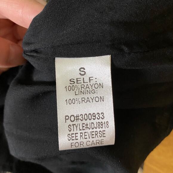 Promesa Striped Tie Top Button Skirt Midi Dress Size Small Elementality Dress - Picture 10 of 12